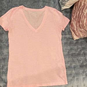 J CREW FACTORY V-NECK TSHIRT XS PINK